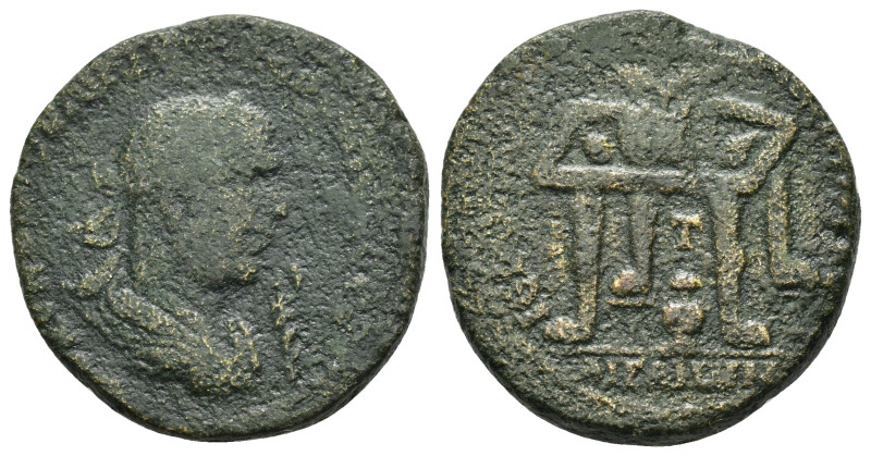 CILICIA.Aegeae. Valerian I.( 253-260).Ae. 

Obv : Laureate, draped and cuirassed...