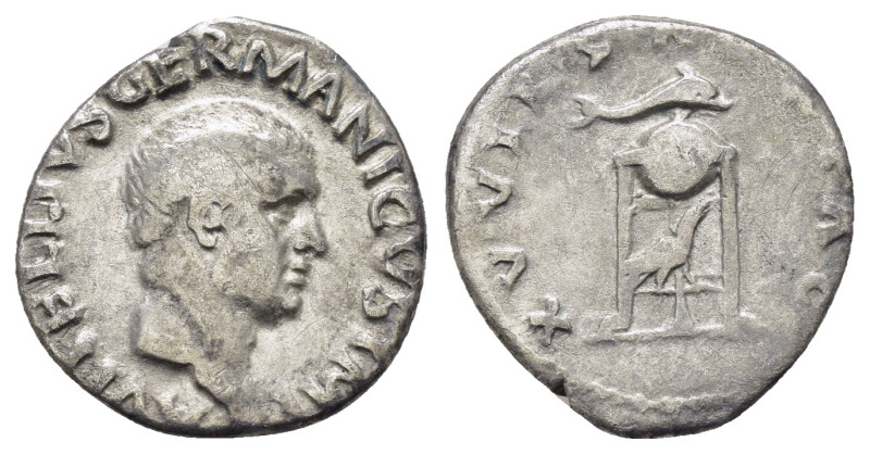 VITELLIUS (69).Rome.Denarius.

Obv : A VITELLIVS GERMAN IMP TR P.
Laureate he...