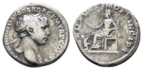 TRAJAN (98-117). Rome.Denarius.

Condition : Good very fine.

Weight : 2.95 gr
Diameter : 18 mm