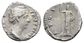 DIVA FAUSTINA I (Died 140/1).Rome.Denarius.

Condition : Good very fine.

Weight : 2.12 gr
Diameter : 16 mm