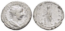 GORDIAN III.(238-244).Rome.Antoninianus.

Obv : IMP CAES M ANT GORDIANVS AVG.
Radiate, draped and cuirassed bust right.

Rev : P M TR P II COS P P.
Go...