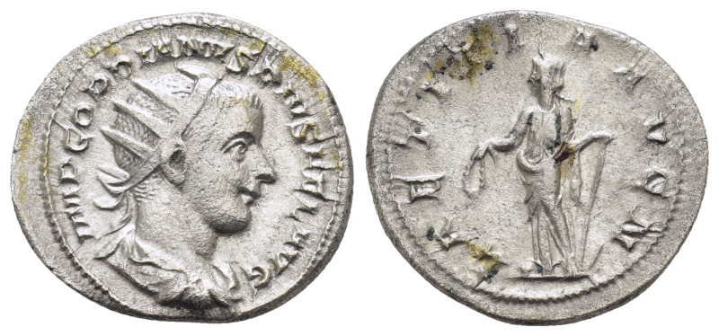 GORDIAN III.(238-244).Rome.Antoninianus.

Obv : IMP GORDIANVS PIVS FEL AVG.
Laur...
