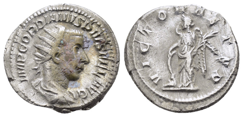GORDIAN III.(238-244).Rome.Antoninianus.

Obv : IMP GORDIANVS PIVS FEL AVG.
Radi...