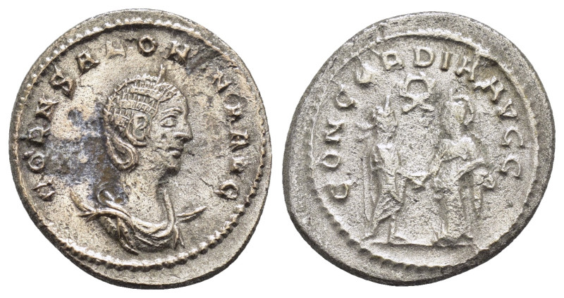 SALONINA.(254-268).Samosata.Antoninianus.

Obv : CORN SALONINA AVG.
Draped bust ...