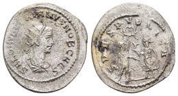 SALONINUS (Caesar, 258-260). Antoninianus. Samosata.

Obv : SALON VALERIANVS NOB CAES.
Radiate, draped and cuirassed bust right.

Rev : SPES PVBLICA.
...