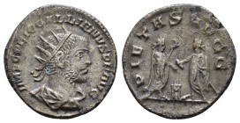 GALLIENUS.(253-268).Samosata.Antoninianus.

Condition : Good very fine.

Weight : 3.28 gr
Diameter : 21 mm