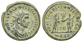 DIOCLETIAN (284-305).Antioch.Antoninianus. 

Condition : Good very fine.

Weight : 3.58 gr
Diameter : 22 mm