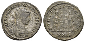 MAXIMIANUS HERCULIUS (286-305). Antoninianus. Siscia.

Condition : Good very fine.

Weight : 3.26 gr
Diameter : 22 mm