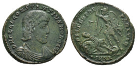 CONSTANTIUS II.(337-361). Antioch.Follis.

Condition : Good very fine.

Weight : 5.40 gr
Diameter : 23 mm