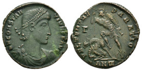 CONSTANTIUS II.(337-361). Antioch.Follis.

Condition : Good very fine.

Weight : 5.66 gr
Diameter : 22 mm