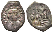 CONSTANS II (641-668). Constantinople.Follis.

Condition : Good very fine.

Weight : 4.45 gr
Diameter : 20 mm
