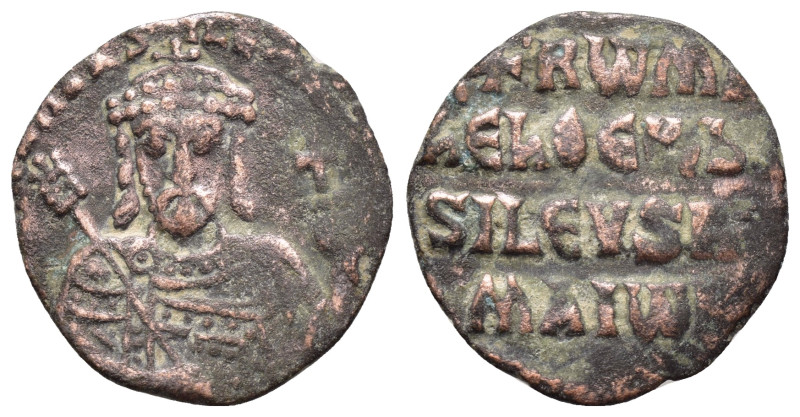 CONSTANTINE VII with ROMANUS I.(913-959).Constantinople.Follis.

Obv : + RωMAҺ Ь...