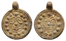 BYZANTINE LEAD SEAL.(Circa 7th-11th Century).Pb.

Condition : Good very fine.

Weight : 1.87 gr
Diameter : 15 mm