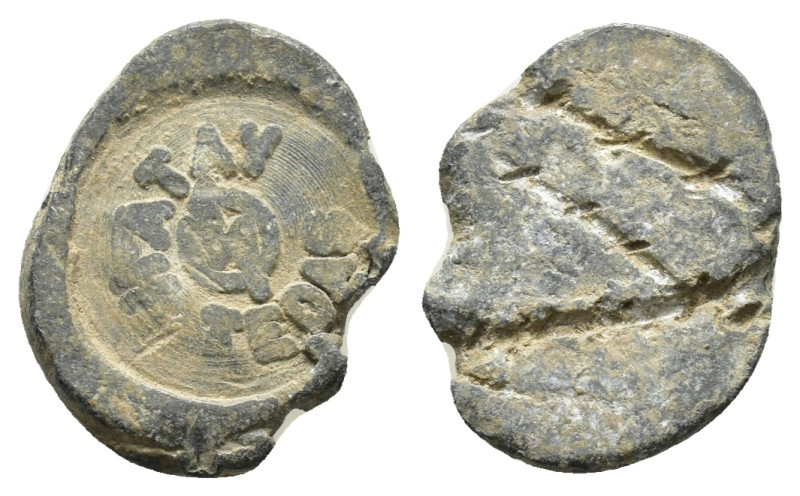 BYZANTINE LEAD SEAL.(Circa 7th-11th Century).Pb.

Condition : Good very fine.

W...