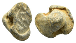 BYZANTINE LEAD SEAL.(Circa 7th-11th Century).Pb.

Condition : Good very fine.

Weight : 3.38 gr
Diameter : 11 mm