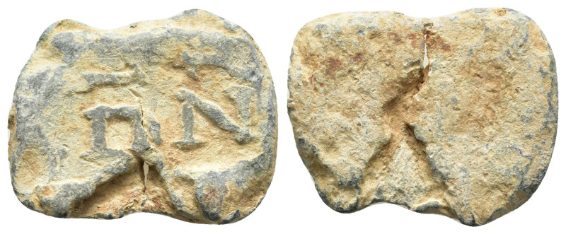 BYZANTINE LEAD SEAL.(Circa 7th-11th Century).Pb.

Condition : Good very fine.

W...