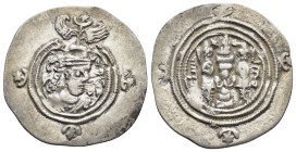SASANIAN KINGDOM.Khusro II.591-628.).Drachm.

Condition : Good very fine.

Weight : 4.09 gr
Diameter : 31 mm