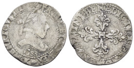 FRANCE. Henry III (1574-1589). Half Franc.

Condition : Good very fine.

Weight : 6.71 gr
Diameter : 29 mm