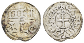 FRANCE.Carolingian. Anonymous. In the name of Charles II(ca. 930-1100).Poitou.Denier.

Condition : Good very fine.

Weight : 1.05 gr
Diameter : 2 mm