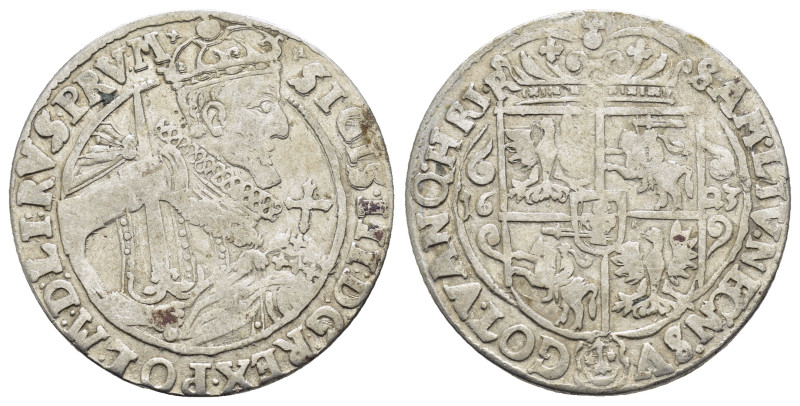 POLAND. Sigismund III Vasa (1587-1632). Ort (1623). Gdansk.Danzig.

Condition : ...