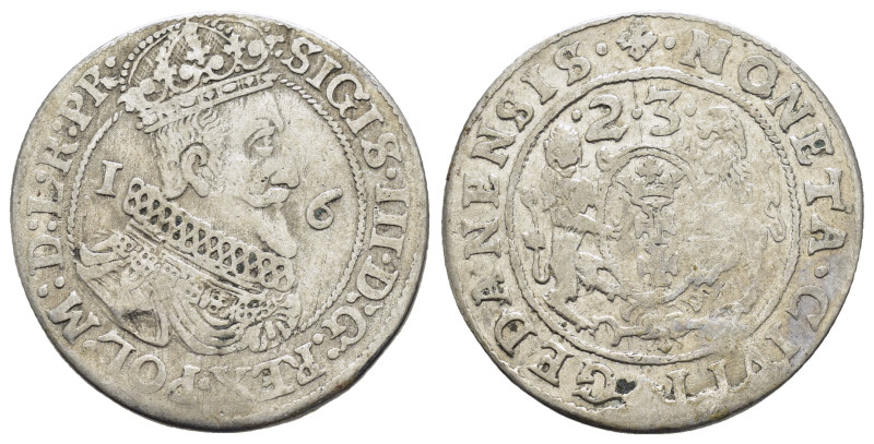 POLAND. Sigismund III Vasa (1587-1632). Ort (1623). Gdansk.Danzig.

Obv : SIGIS ...