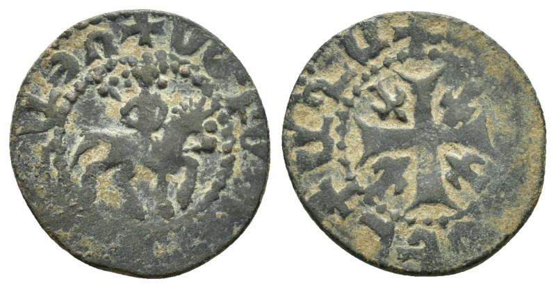 CILICIAN ARMENIA.Smpad (1296-1298).Sis.Pogh.

Obv : Smpad, with head facing and ...