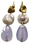 ANCIENT GREEK GOLD EARING.(4TH-1ST CENTURY BC.)Au.

Condition : Good very fine.

Weight : 1.35 gr
Diameter : 28 mm
