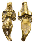 ANCIENT ROMAN GOLD MALE FIGURINE.(1st-3nd century).Au.

Condition : Good very fine.

Weight : 1.42 gr
Diameter : 18 mm