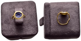 ANCIENT ROMAN GOLD RING.(3rd-4th century).Au.

Condition : Good very fine.

Weight : 0.68 gr
Diameter : 13 mm