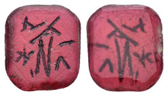 ANCIENT ROMAN RING GEM STONE.(1st-2nd century).

Condition : Good very fine.

Weight : 2.32 gr
Diameter : 16 mm
