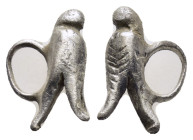 ANCIENT ROMAN SILVER EAGLE FIGURINE.(1st-2nd century).Ar.

Condition : Good very fine.

Weight : 1.30 gr
Diameter : 14 mm