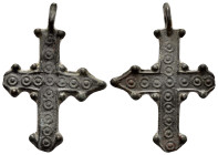 BYZANTINE EMPIRE.Bronze Cross.(8th-10th century).Ae.

Condition : Good very fine.

Weight : 5.33 gr
Diameter : 43 mm