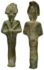 EGYPTIAN OSIRIS STATUETTE SAITE PERIOD. 26th Dynasty.( 664-525 BC).Ae.

Condition : Good very fine.

Weight : 28.81 gr
Diameter : 73 mm