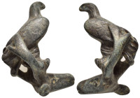 ANCIENT ROMAN BRONZE EAGLE FIGURINE.(1st - 2nd Century).Ae.

Condition : Good very fine.

Weight : 30.84 gr
Diameter : 41 mm