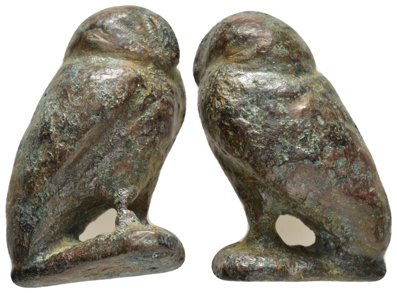 ANCIENT ROMAN BRONZE OWL FIGURINE.(1st - 2nd Century).Ae.

Condition : Good very...