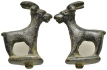 ANCIENT ROMAN BRONZE STAG FIGURINE.(1st - 2nd Century).Ae.

Condition : Good very fine.

Weight : 27.41 gr
Diameter : 41 mm