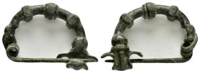 ANCIENT GREEK BRONZE FIBULA.(4th-3th Century BC).Ae.

Condition : Good very fine.

Weight : 5.15 gr
Diameter : 30 mm