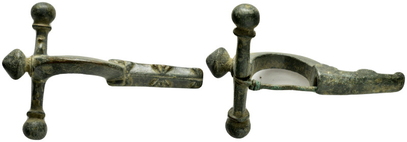 ANCIENT GREEK BRONZE FIBULA.(4th-3th Century BC).Ae.

Condition : Good very fine...