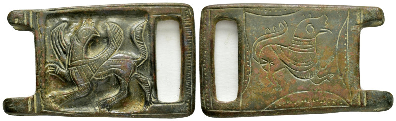 ROMAN BRONZE MILITARY BUCKLE.(1st-2nd century).Ae.

Condition : Good very fine...