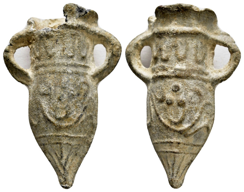 BYZANTINE PILGRIM'S AMPULLA.(11th-13th century).LEAD.

Condition : Good very fin...