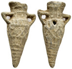 BYZANTINE PILGRIM'S AMPULLA.(11th-13th century).LEAD.

Condition : Good very fine.

Weight : 17.70 gr
Diameter : 40 mm