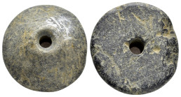 ANCIENT SPINDLE WHORL.(8th-12th century).Bone.

Condition : Good very fine.

Weight : 11.40 gr
Diameter : 27 mm