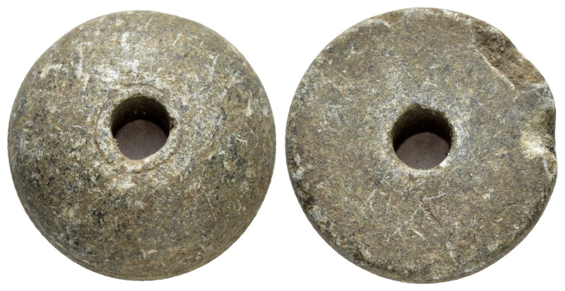 ANCIENT SPINDLE WHORL.(8th-12th century).Bone.

Condition : Good very fine.

Wei...