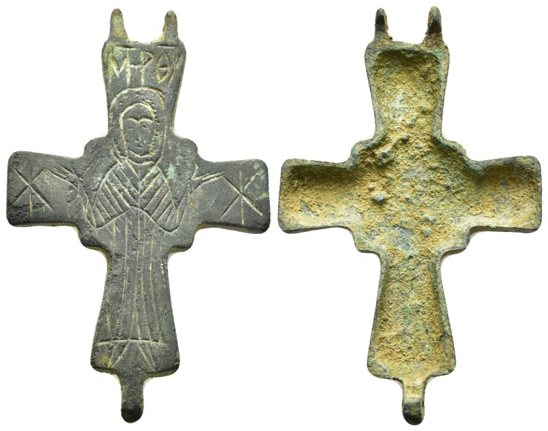 BYZANTINE EMPIRE.Bronze Cross.(8th-10th century).Ae.

Condition : Good very fi...