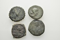 ANCIENT BRONZE COINS.SOLD AS SEEN.NO RETURN.