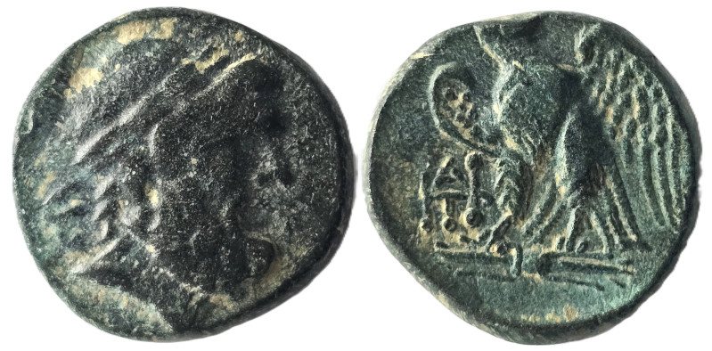 KINGS OF GALATIA. Deiotaros (Circa 62-40 BC). Ae.
Obv: Laureate head of Zeus ri...