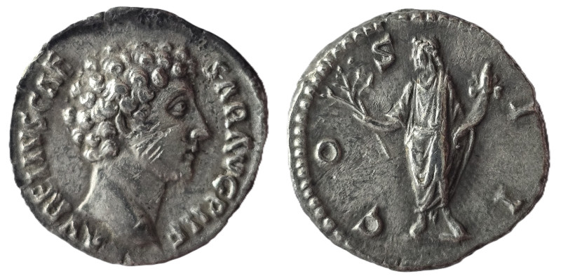 Roman Imperıal Coıns…...
Marcus Aurelius (161 - 180 AD).
Denarius. 146 AD (und...