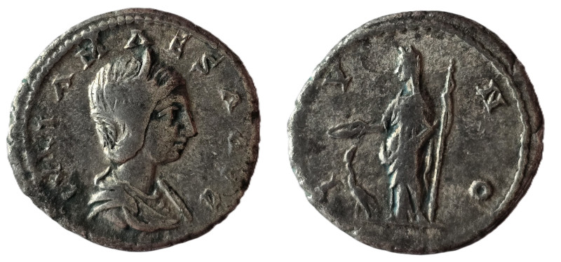 Roman Imperıal Coıns…...
Julia Maesa, Augusta, 218-224/5. Denarius , Rome, 219....