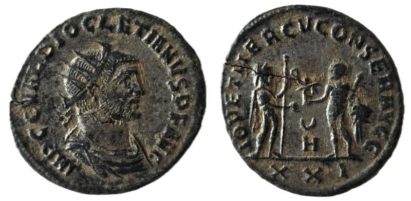 Roman Imperıal Coıns…….
IMP C C VAL DIOCLETIANVS P F AVG, radiate, draped and c...