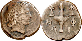 (276/261-167 a.C.). Islas de Tracia. Hefestia. AE 20. (S. falta) (CNG. VI, 285). 4,44 g. MBC-.